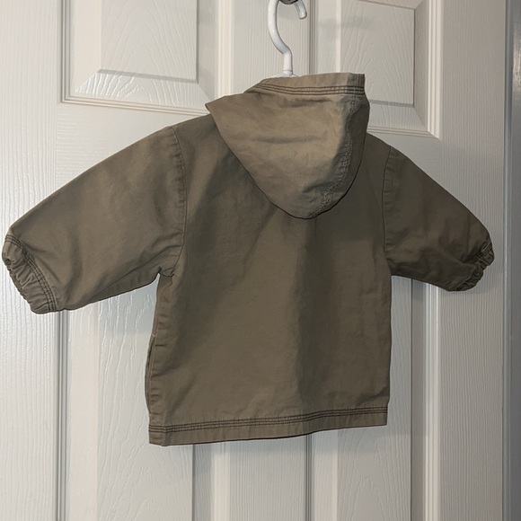 Baby Gap hooded khaki jacket - Picture 2 of 4